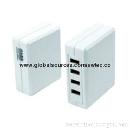 50W 4-port Family-Sized Desktop USB Charger